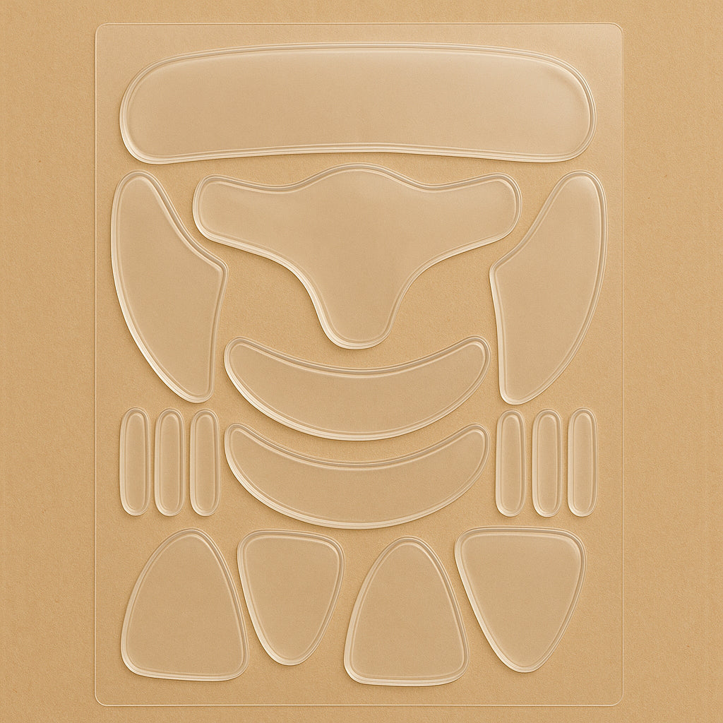 Adesivo Facial de Silicone Anti-Rugas Reutilizável 16 peças