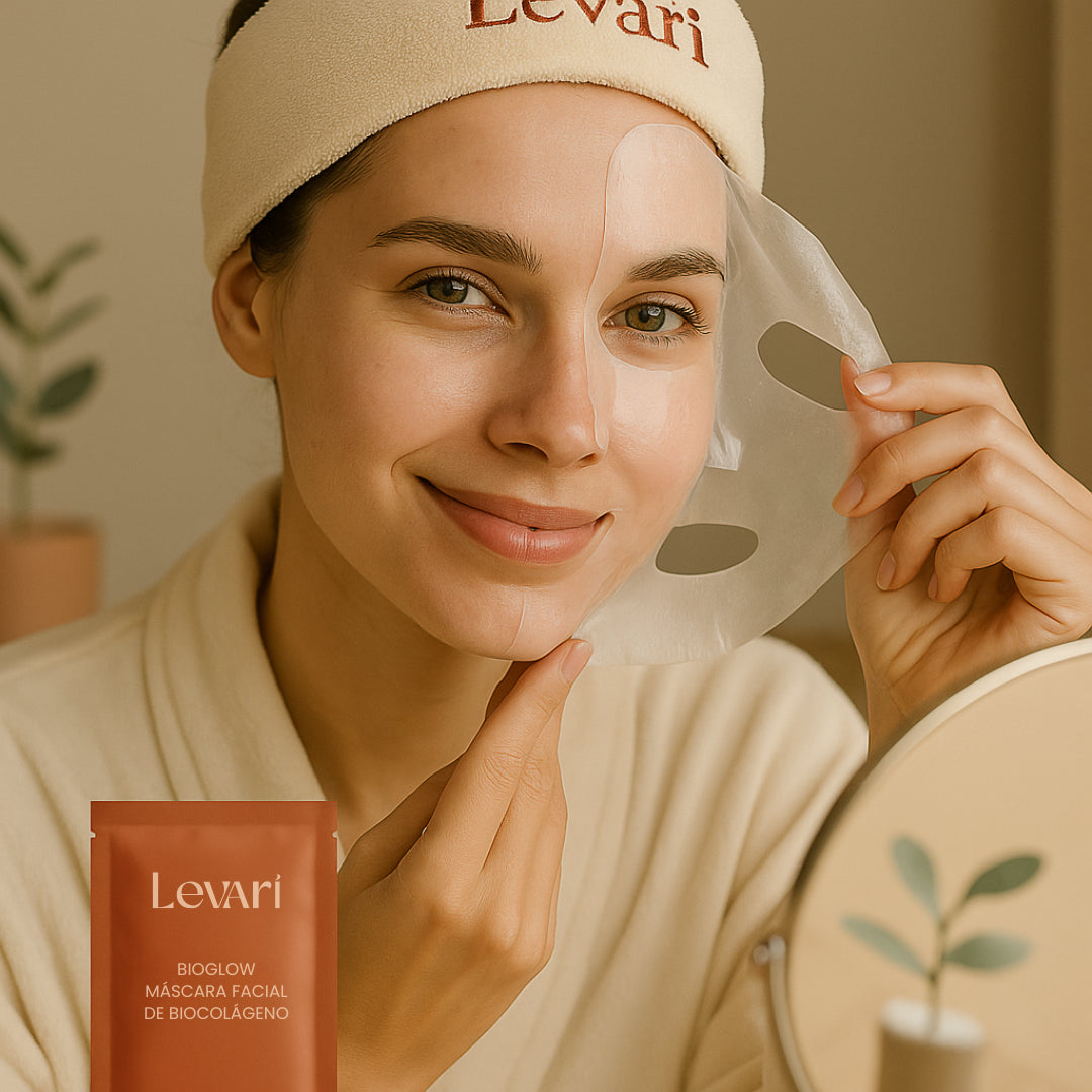 Máscara Facial de Biocolágeno BioGlow
