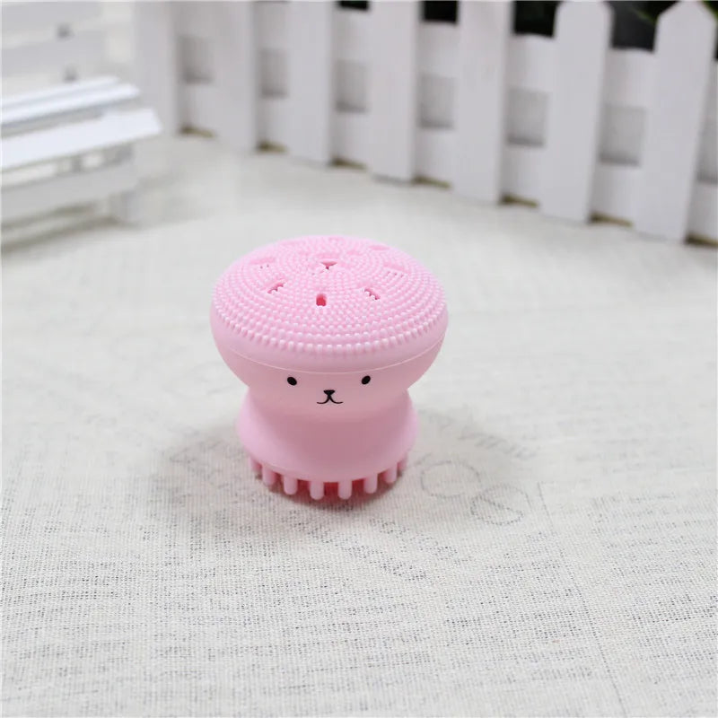 Silicone rosto escova de limpeza facial poros profundos cuidados com a pele esfrega ferramenta de limpeza nova mini beleza macia limpeza profunda esfoliante ferramenta