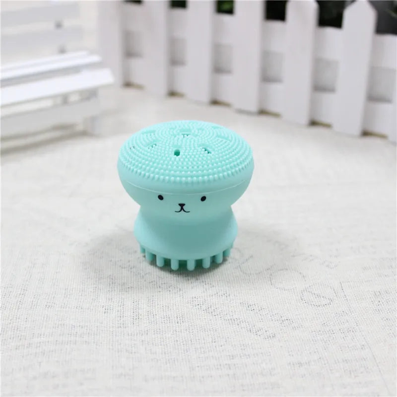 Silicone rosto escova de limpeza facial poros profundos cuidados com a pele esfrega ferramenta de limpeza nova mini beleza macia limpeza profunda esfoliante ferramenta