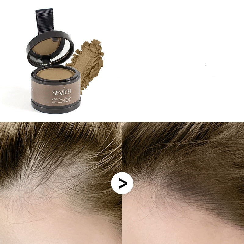 Maquiagem de Cabelo para Calvície e Fios Brancos à Prova d'água