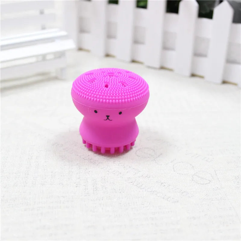Silicone rosto escova de limpeza facial poros profundos cuidados com a pele esfrega ferramenta de limpeza nova mini beleza macia limpeza profunda esfoliante ferramenta