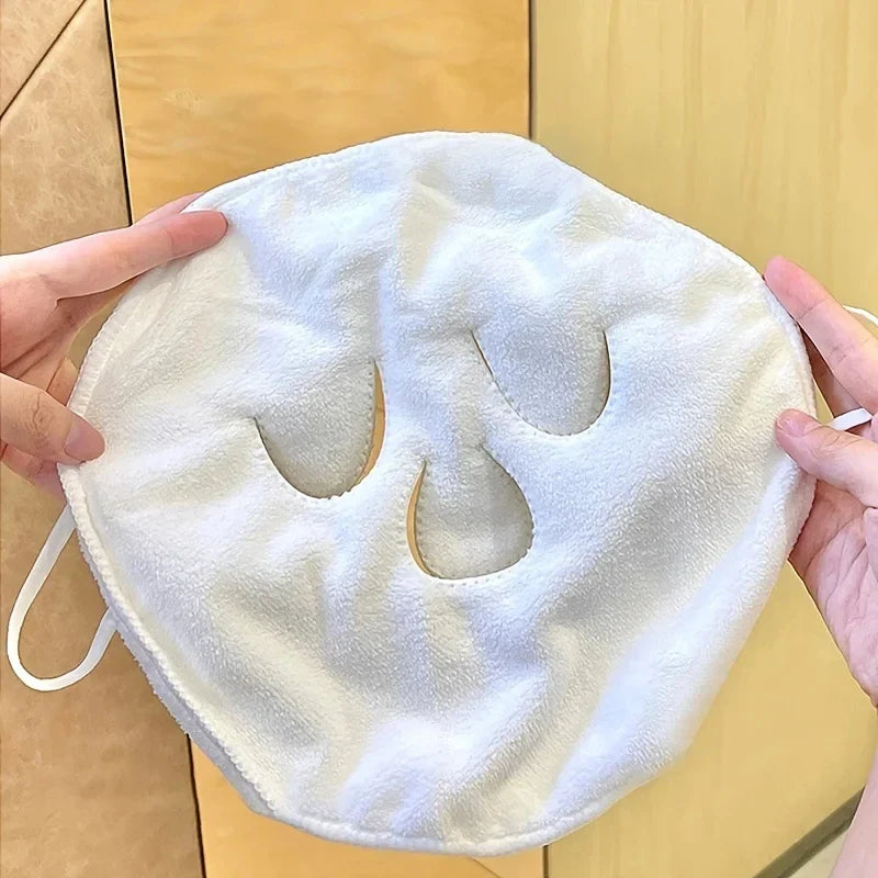 Máscara Térmica Facial Reutilizável com Compressa Quente e Fria