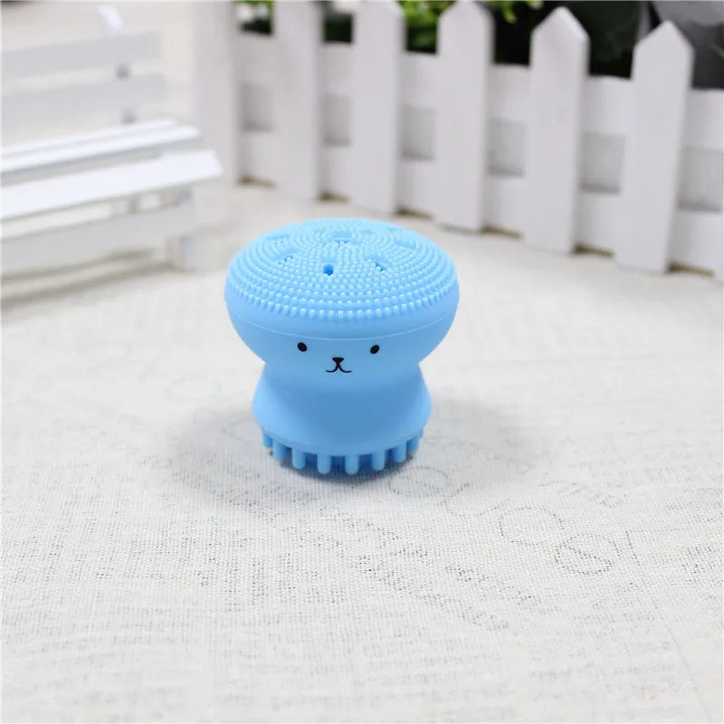 Silicone rosto escova de limpeza facial poros profundos cuidados com a pele esfrega ferramenta de limpeza nova mini beleza macia limpeza profunda esfoliante ferramenta