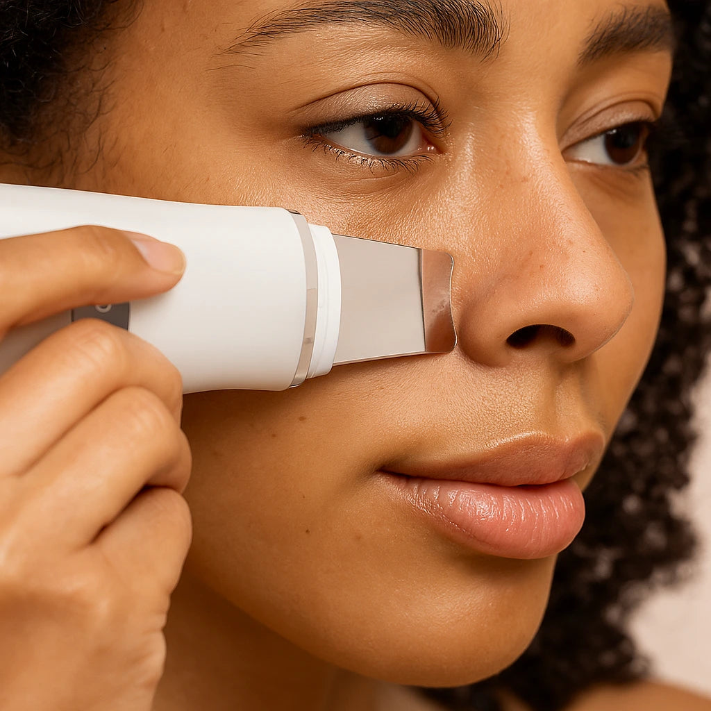 Limpador Facial Ultrasônico SkinGlow – Pele Limpa e Jovem