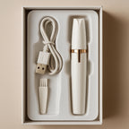 Aparador de Sobrancelha Portátil com Luz LED USB
