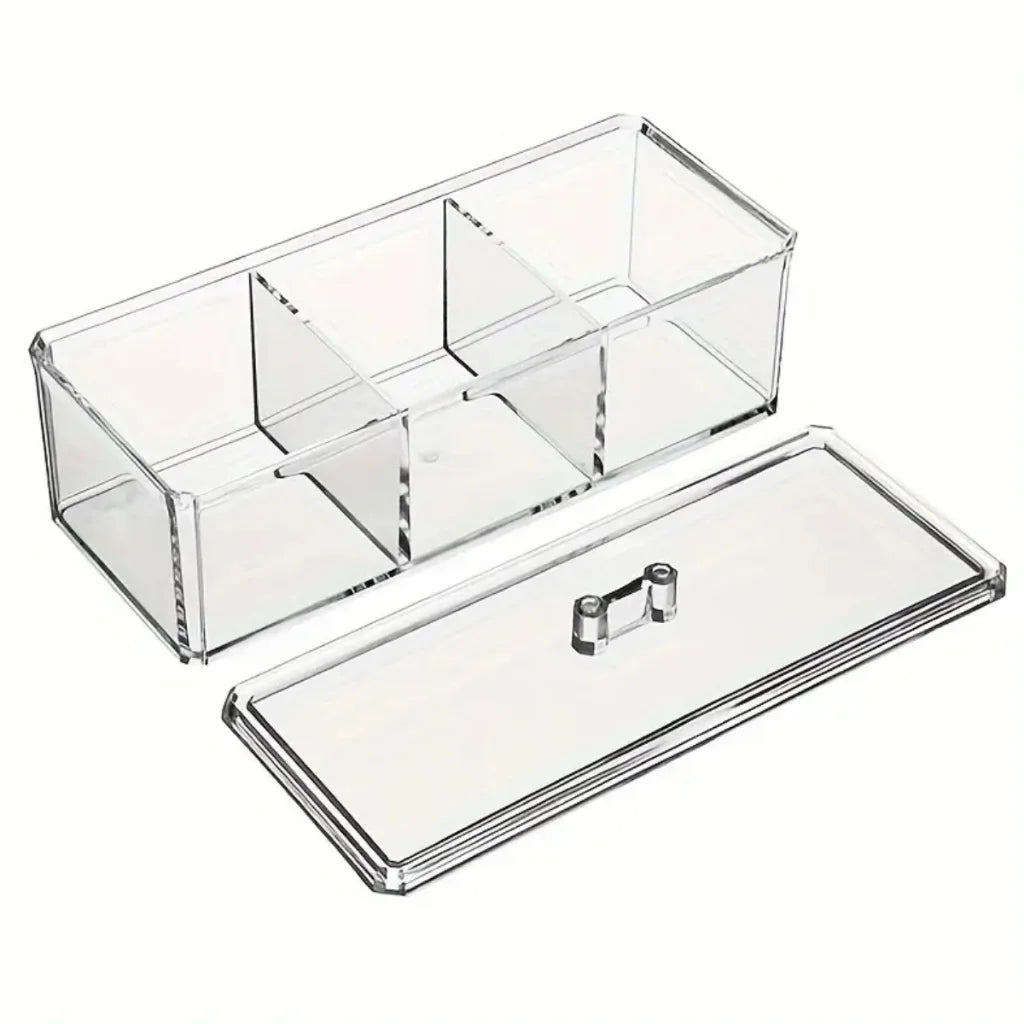 Organizador em Acrílico com 3 Divisórias