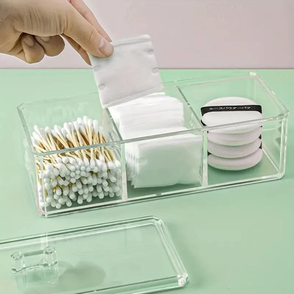 Organizador em Acrílico com 3 Divisórias