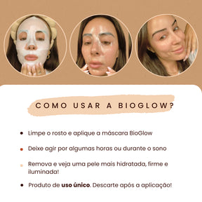 Máscara Facial de Biocolágeno BioGlow