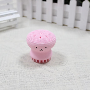 Silicone rosto escova de limpeza facial poros profundos cuidados com a pele esfrega ferramenta de limpeza nova mini beleza macia limpeza profunda esfoliante ferramenta