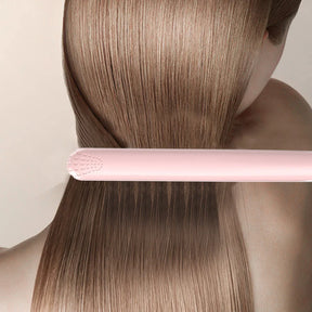 Mini Alisador de Cabelo Cerâmico Rosa - Efeito Salão
