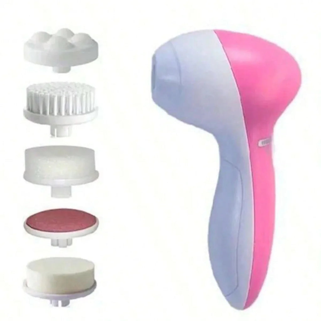 Limpador Facial Elétrico 5 em 1 - Cuidados com a Pele