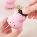 Silicone rosto escova de limpeza facial poros profundos cuidados com a pele esfrega ferramenta de limpeza nova mini beleza macia limpeza profunda esfoliante ferramenta